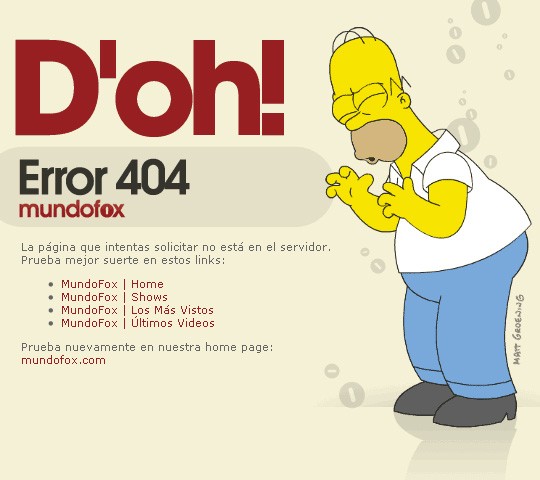 404 Error Page