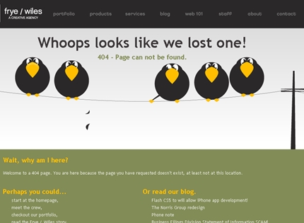 404 Error Page