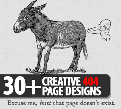 404 Error Page Design