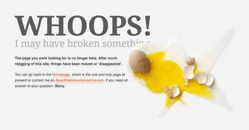 404 Error Page Design Html