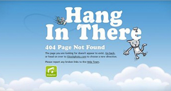 404 Page Not Found Design