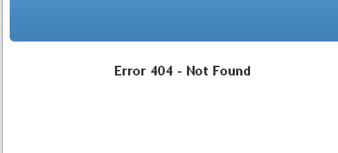 404 Page Not Found Error Fix