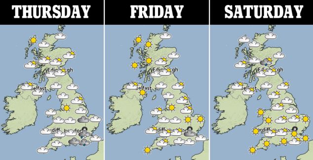 5 Day Weather Forecast London And South East