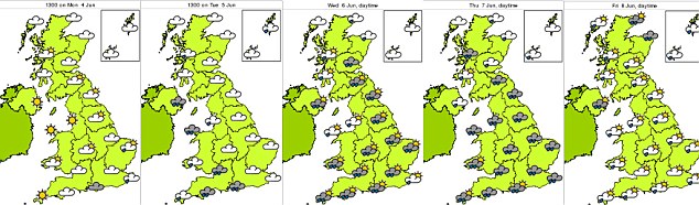 5 Day Weather Forecast Uk South West