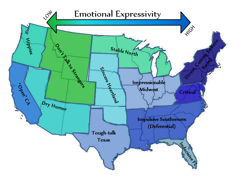 5 Regions Of The United States