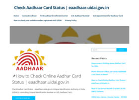 Aadhar Card Apply Online