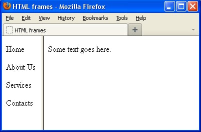 About Html Frames
