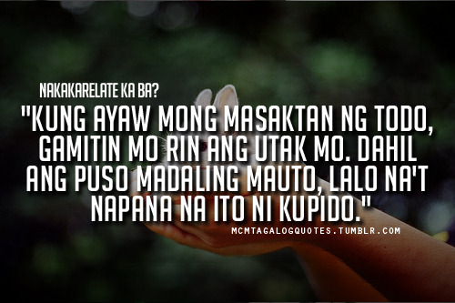 About Love Quotes Tagalog