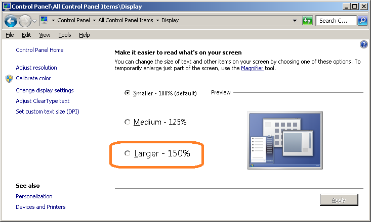 Accessibility Options