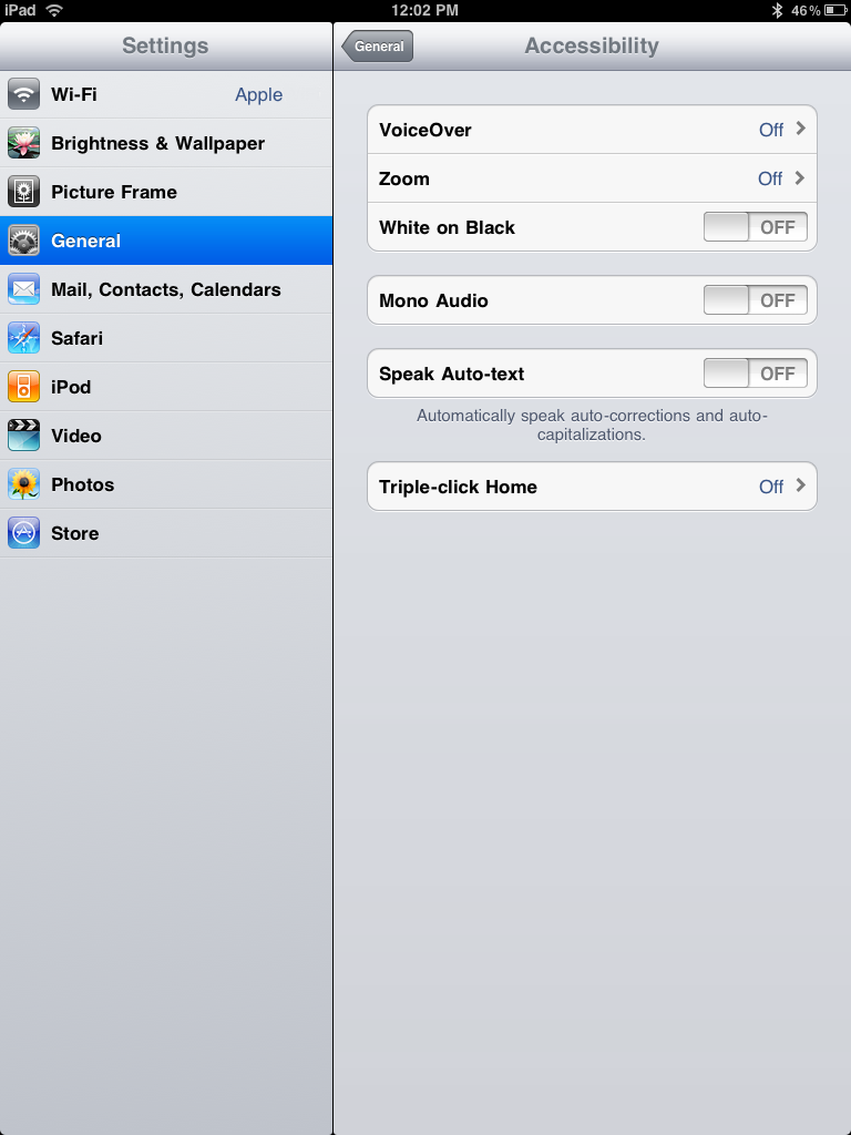 Accessibility Options Iphone