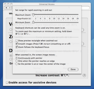 Accessibility Options Mac