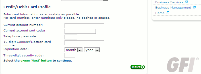 Account Number And Sort Code