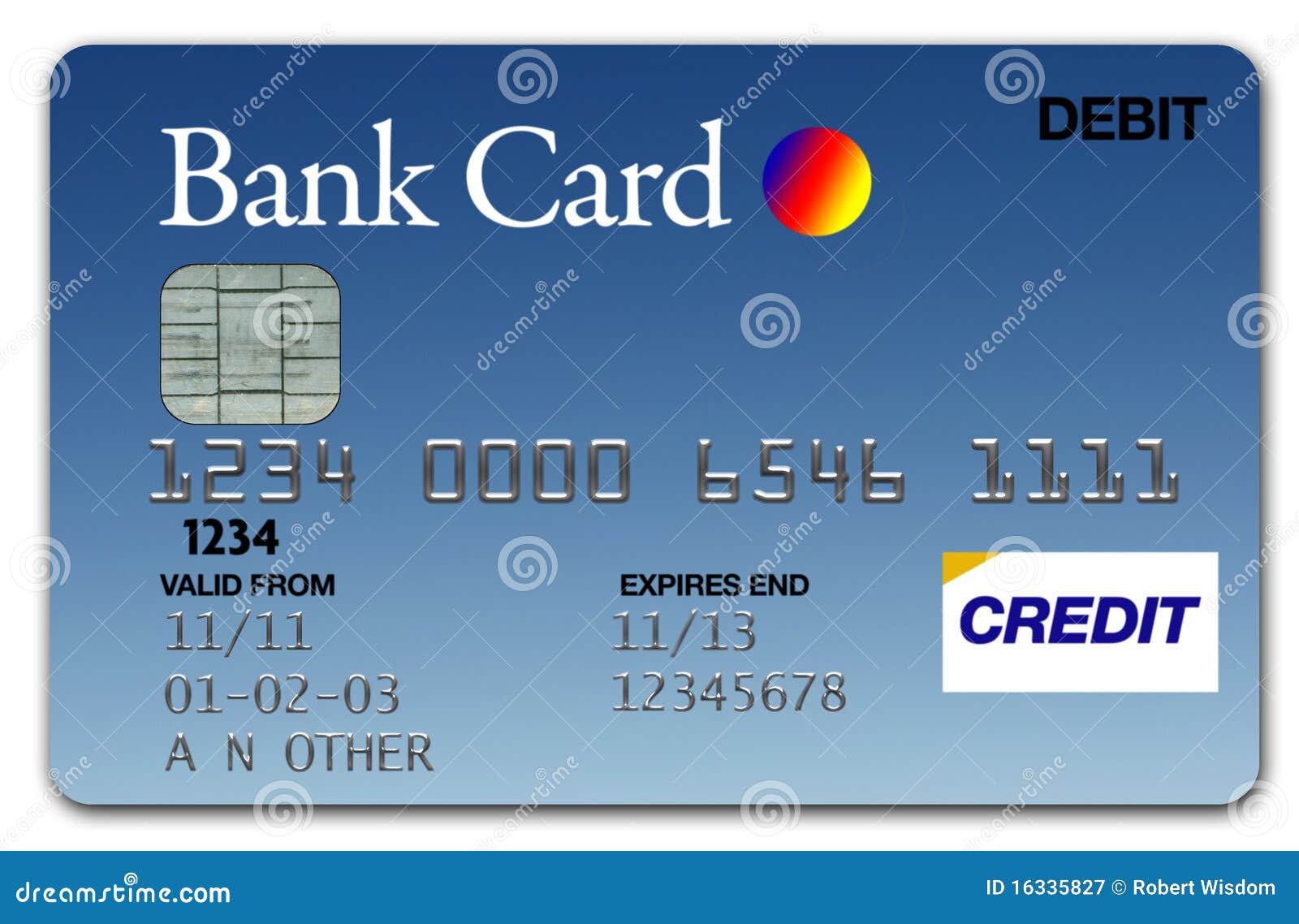 Account Number And Sort Code On Bank Card