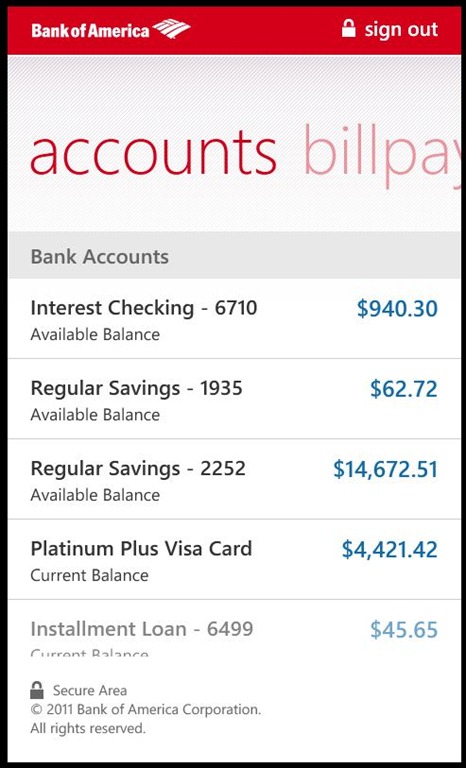 Account Number Bank Of America Check