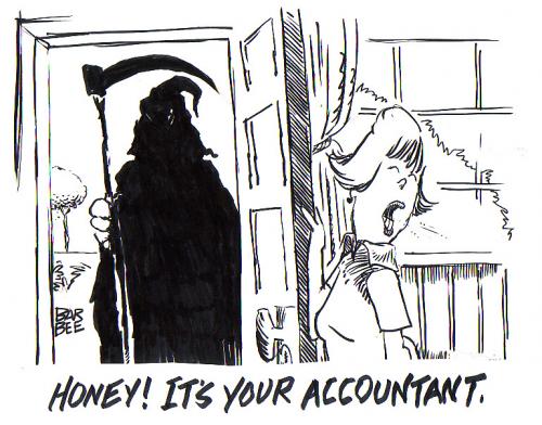 Accountant Cartoon