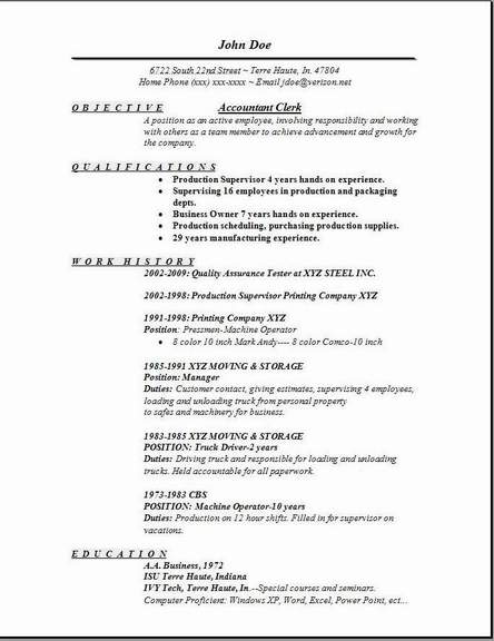 Accountant Cv Example