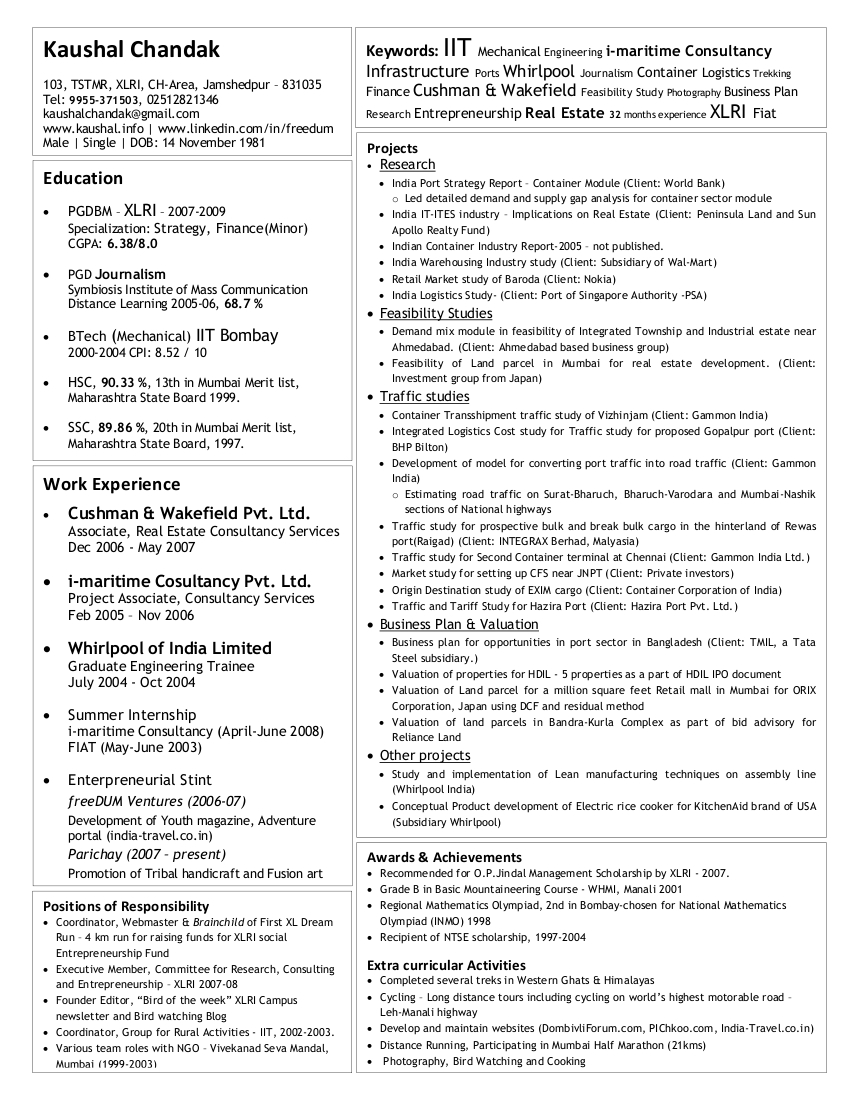 Accountant Cv Format