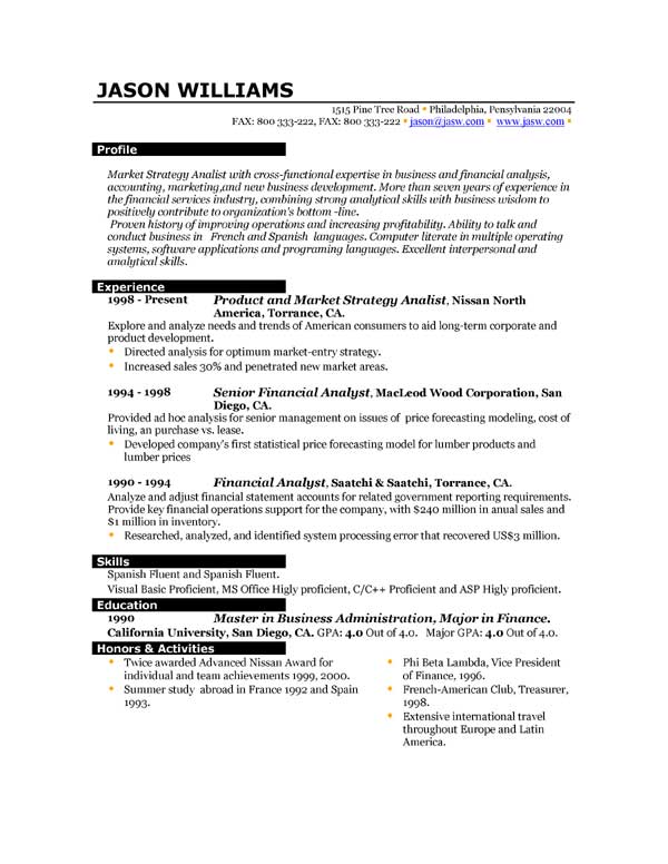 Accountant Cv Format Download