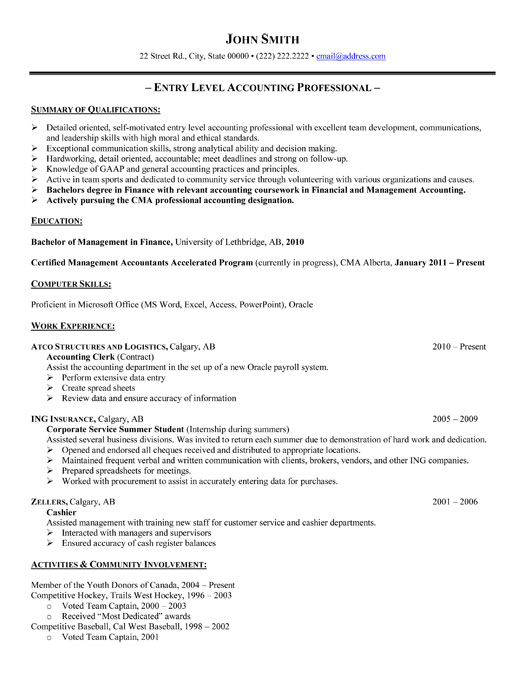 Accountant Cv Format Pdf