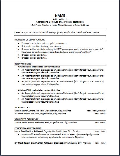 Accountant Resume Functional