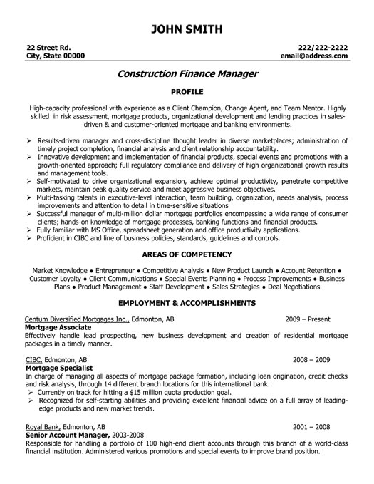 Accountant Resume Template Download