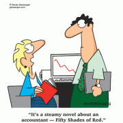 Accountants At Work Cartoon