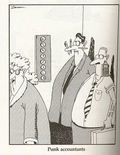 Accountants At Work Cartoon