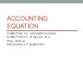 Accounting Equation Example Problems