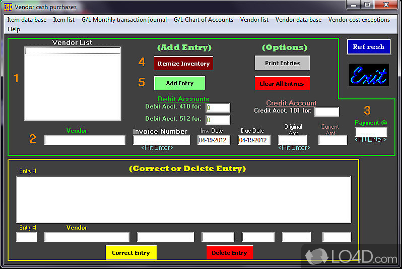 Accounting Software Screenshots