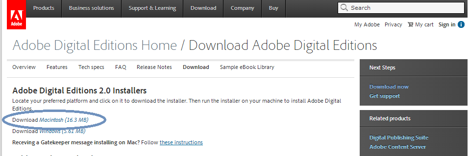 Adobe Digital Editions Download Mac