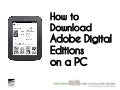 Adobe Digital Editions Home Page