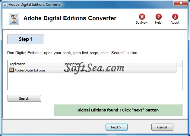 Adobe Digital Editions Screenshot