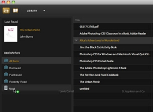 Adobe Digital Editions Screenshot