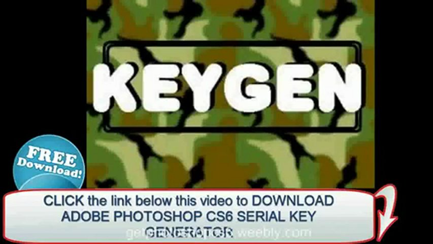 Adobe Photoshop Cs6 Extended Keygen Crack Free Download