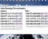 Adobe Photoshop Cs6 Serial Number Free Mac