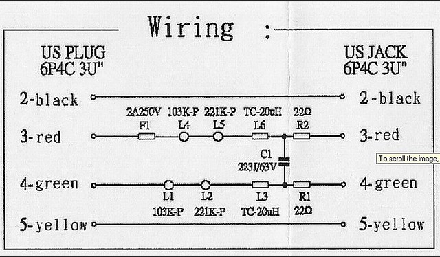 Adsl Filter Diagram