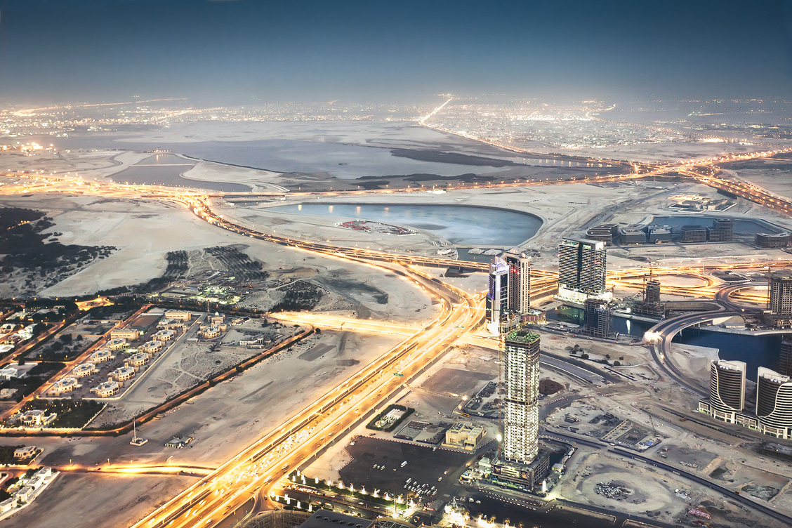 Aerial View Of Dubai