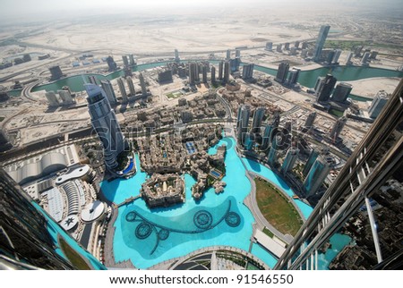 Aerial View Of Dubai