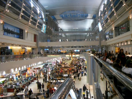 Aerial View Of Dubai Airport