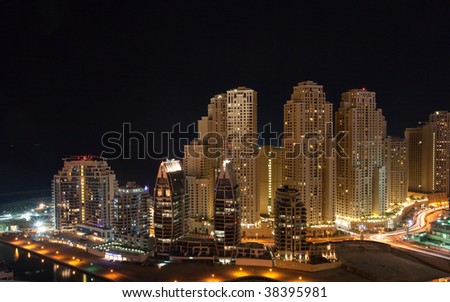 Aerial View Of Dubai Marina