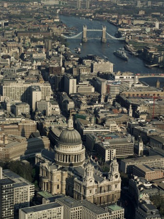 Aerial View Of London Bridge