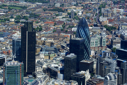 Aerial View Of London City