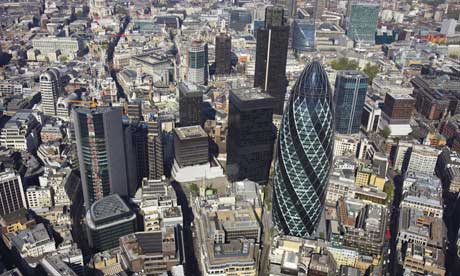 Aerial View Of London City