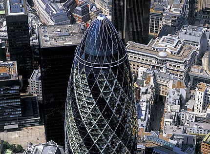 Aerial View Of London England