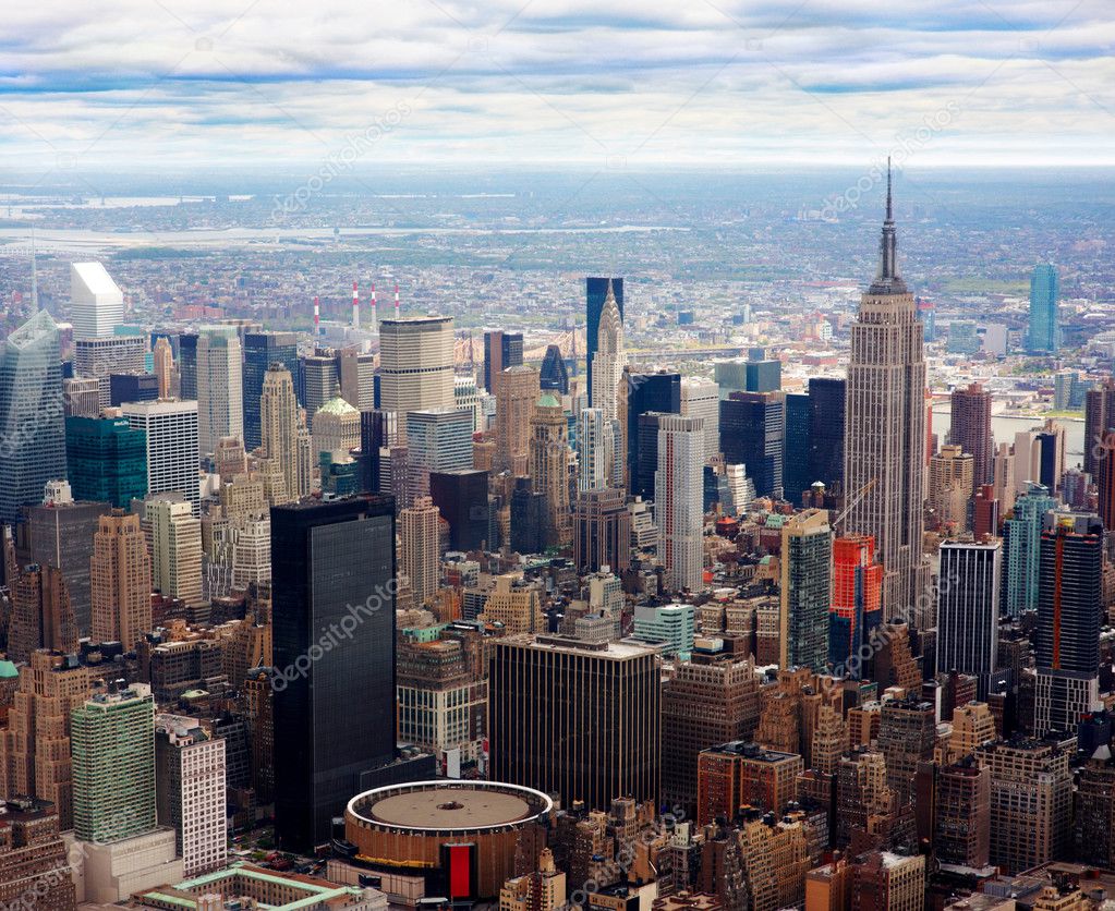 Aerial View Of New York State