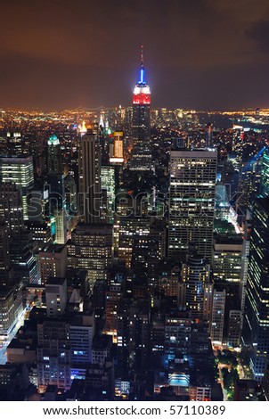 Aerial View Of New York State