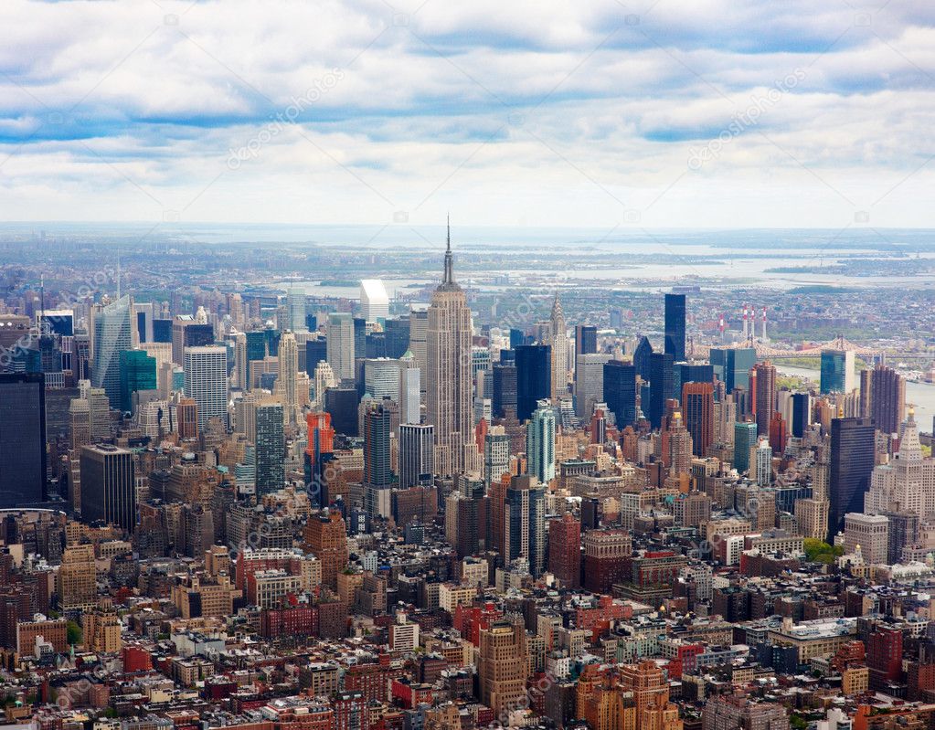 Aerial View Of New York State