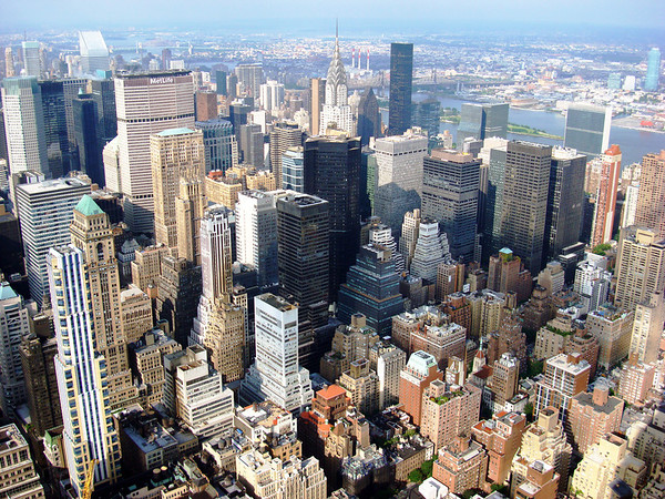 Aerial View Of New York State