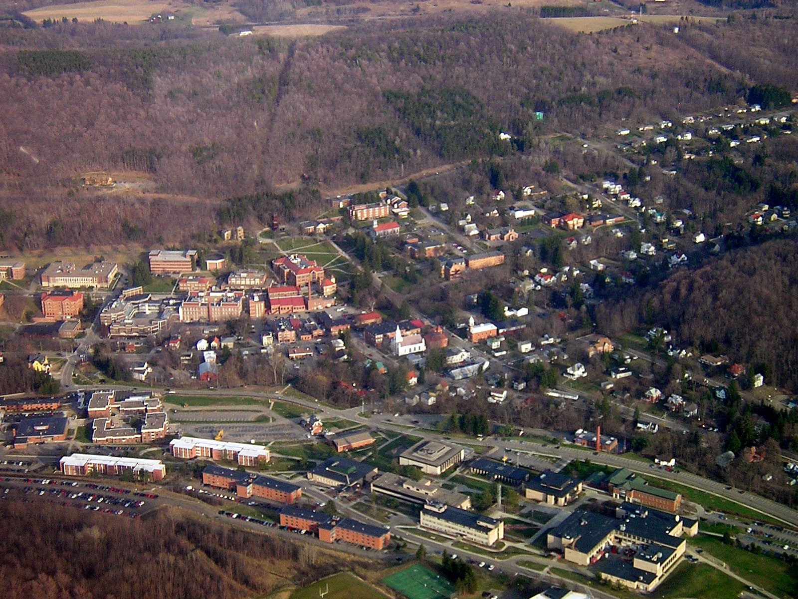 Aerial View Of New York State