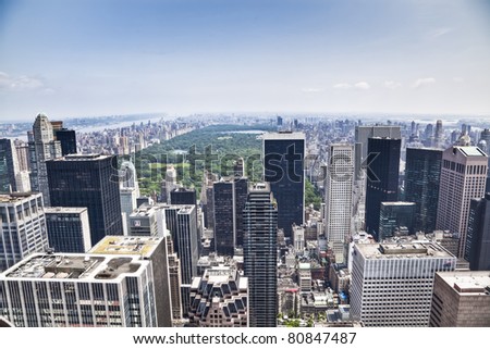 Aerial View Of New York State